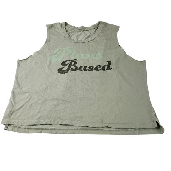 Grayson Threads Shirt Womens XL Sleepwear Plant Based Tank Top Vegan Vegetarian - Picture 1 of 4